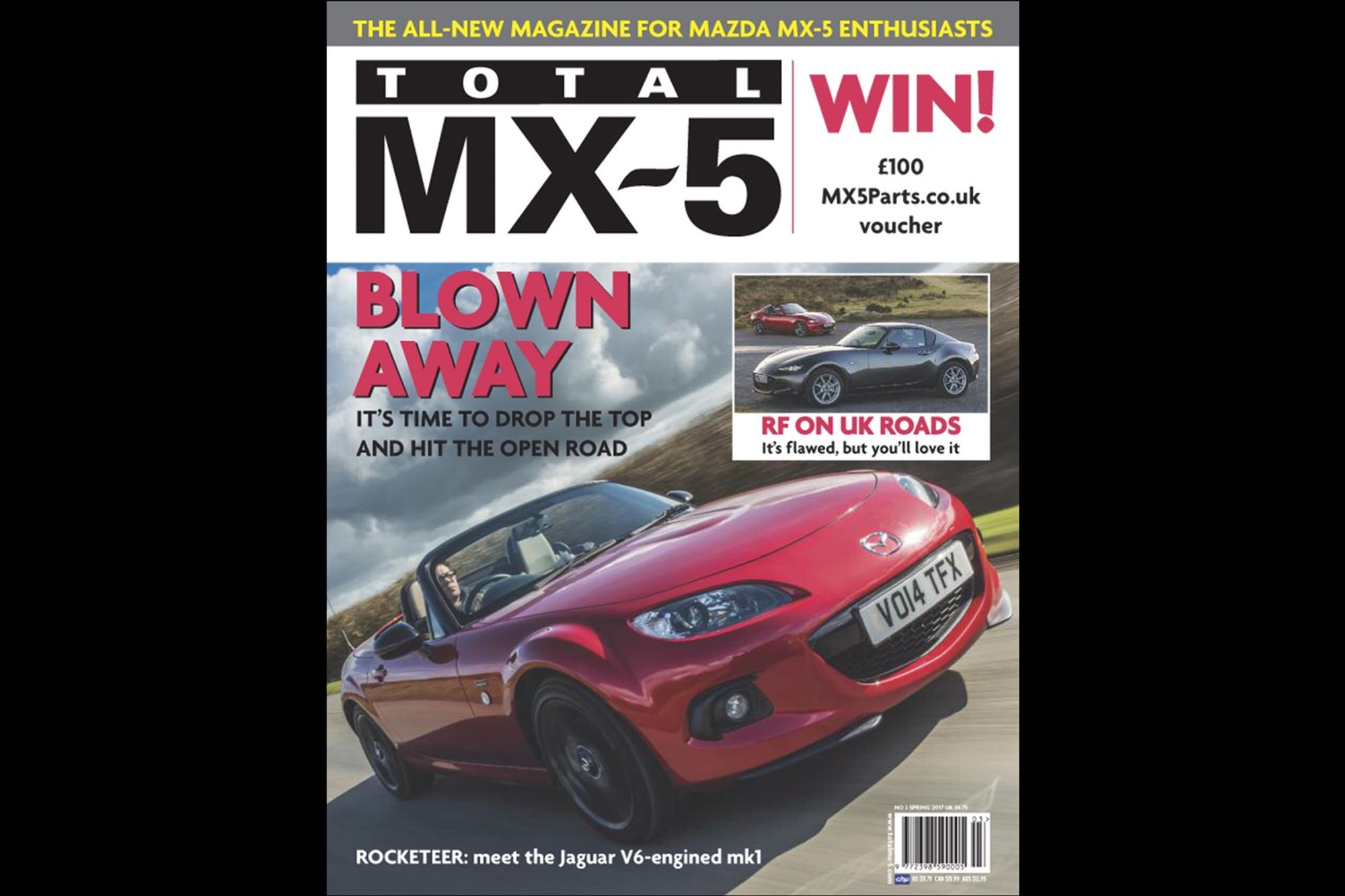 Rocketeer feature in Total MX-5 Magazine