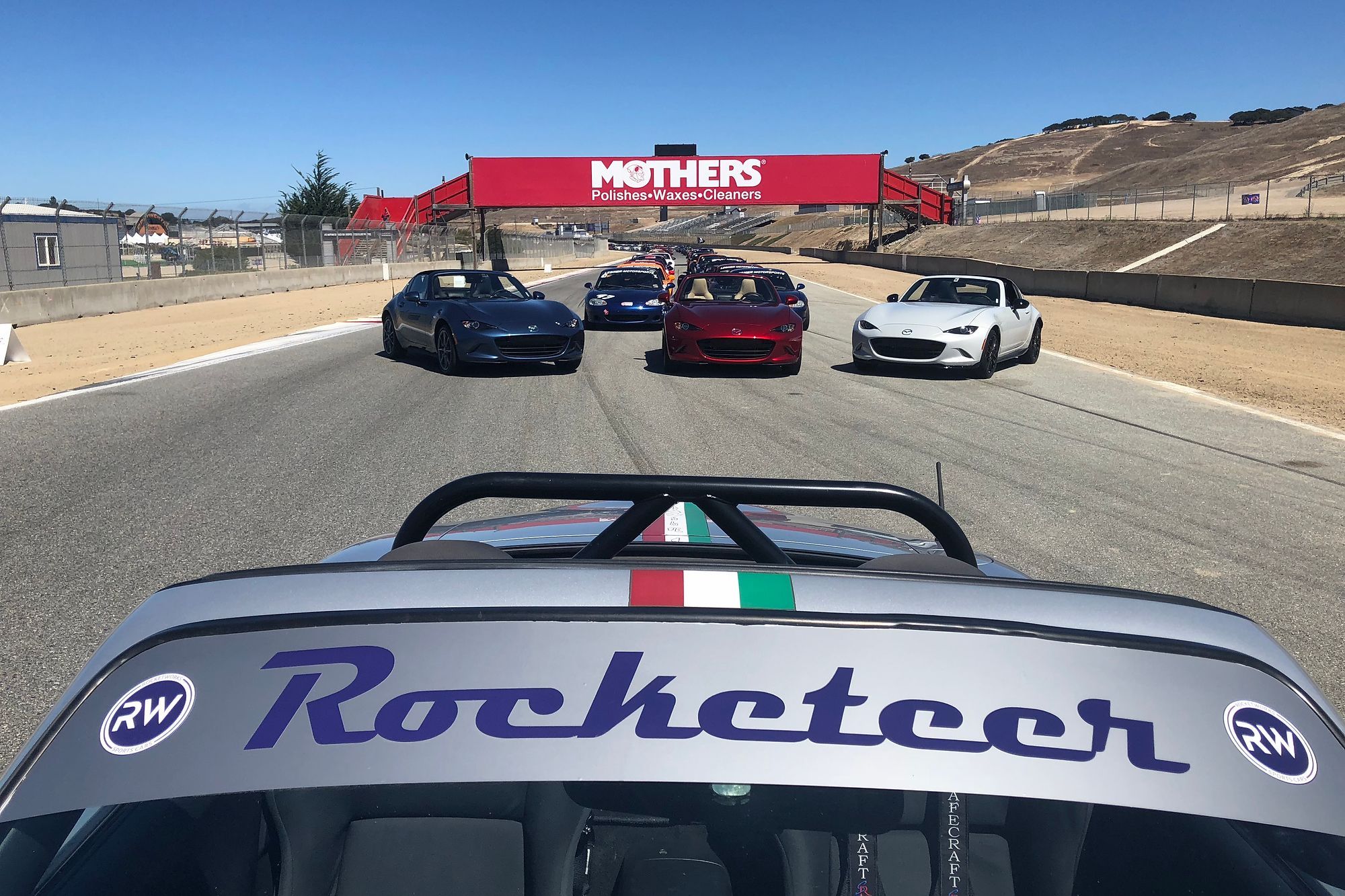 Miatas at Laguna Seca with Rocketworks Sports Cars & Eric Jones Motorsports