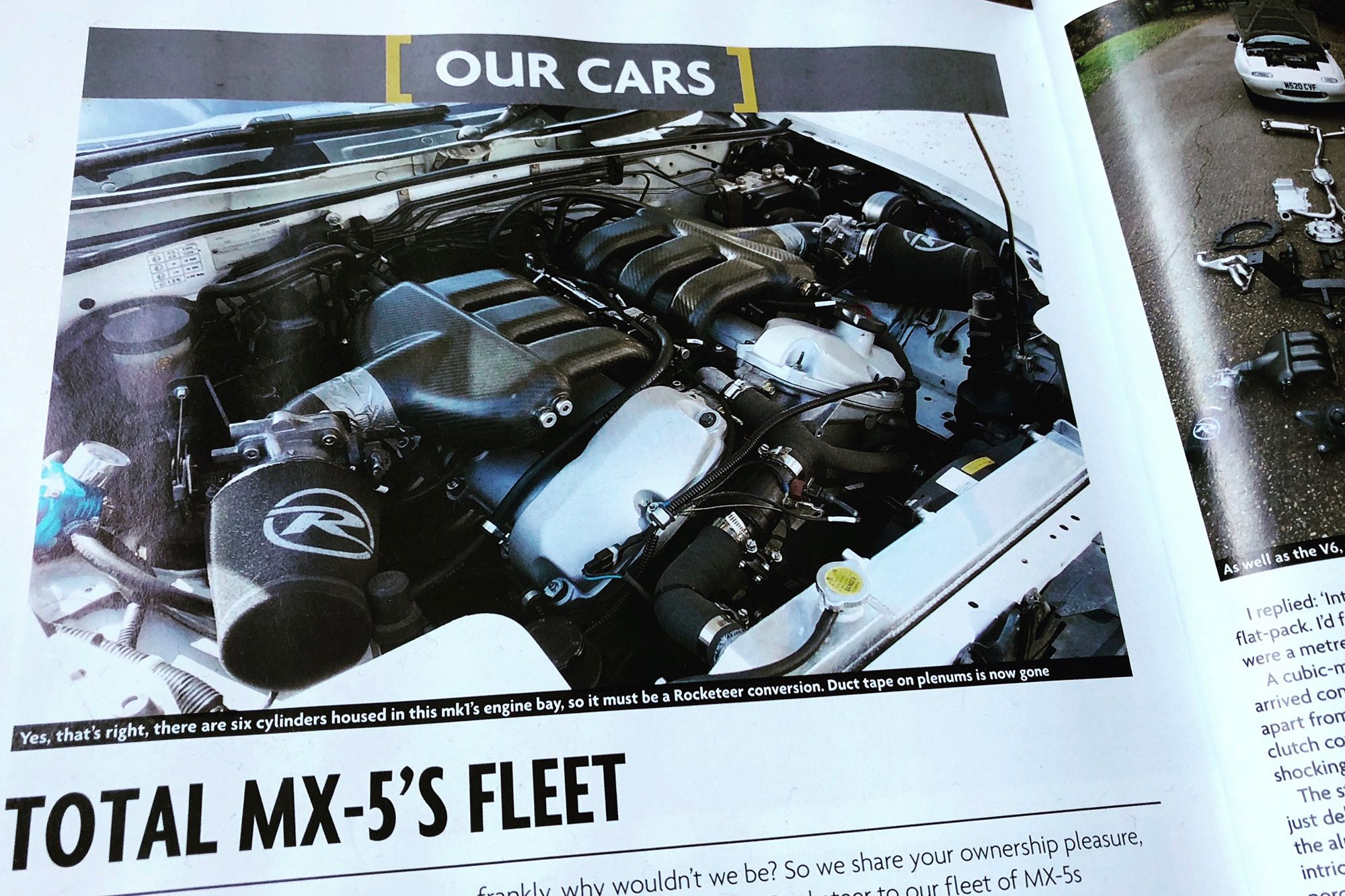 MXV6 joins the Total MX-5 fleet - Issue 8 reveals the start of the self-build process