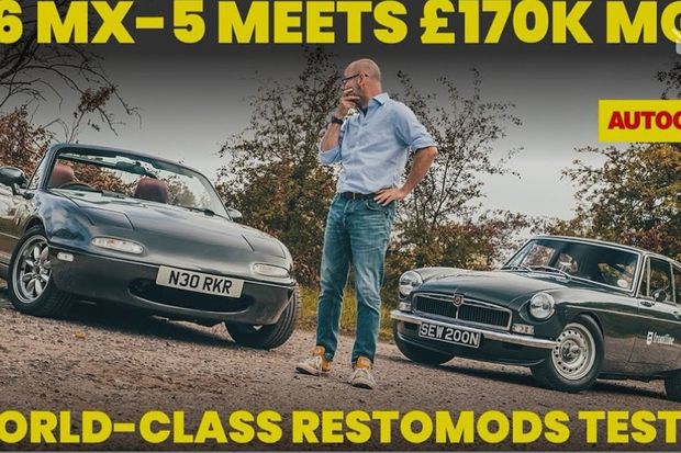 Autocar: RestoMods meet - Frontline MGB and Rocketeer